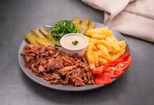 Shawarma al Plato de Pollo