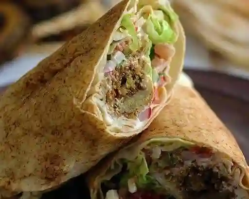 Shawarma Vegano y 2 Salsas Árabes