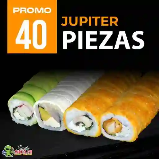 Promo Sushi Jupiter 40 Piezas