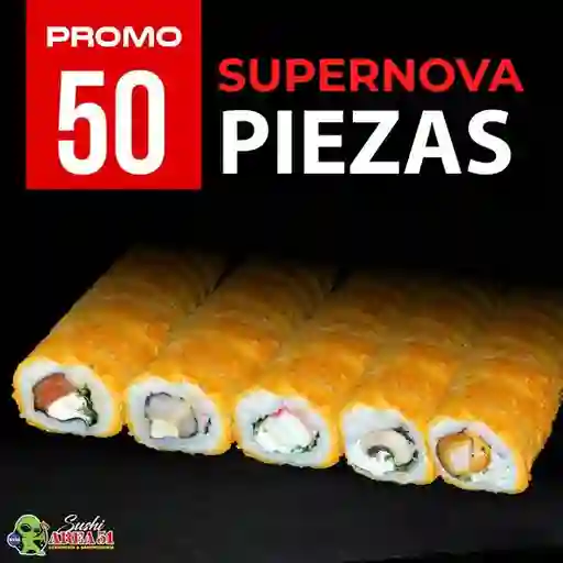 Promo Sushi Supernova 50 Piezas