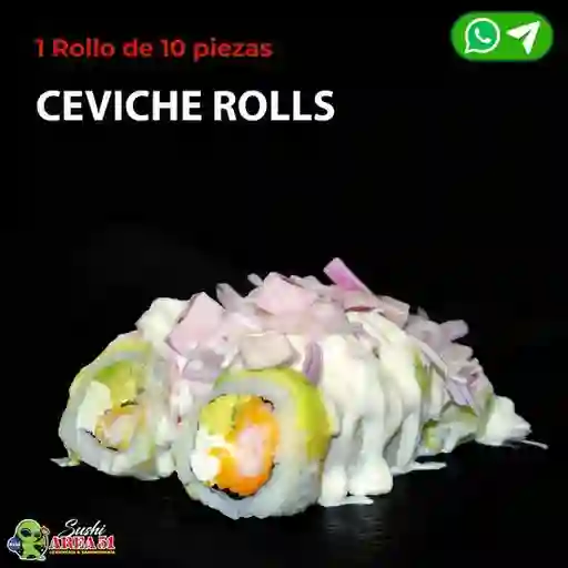 Ceviche Rolls 10 Piezas