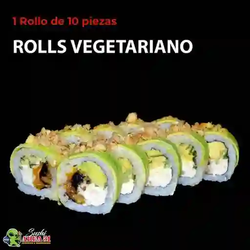 Rolls Vegetariano 10 Piezas