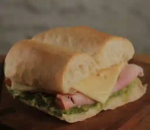 Pan con Palta, Queso, Jamón