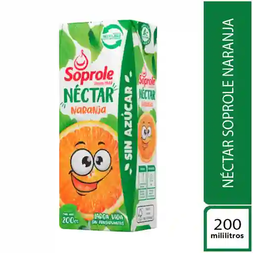 Néctar Soprole Sabor Naranja 200 Ml