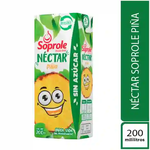 Néctar Soprole Sabor Piña 200 Ml