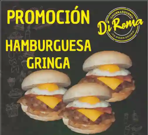 Promoción X3 Hamburguesa Gringa