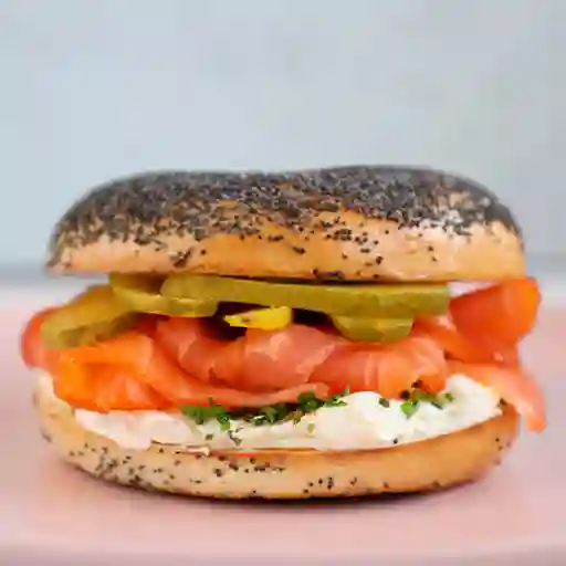 Bagel de Salmón Ahumado