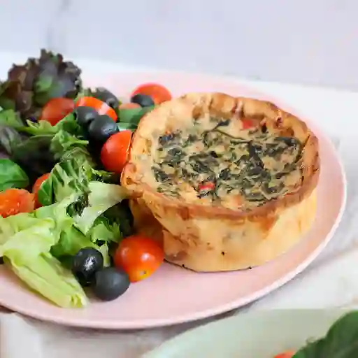 Quiche de Tomate y Albahaca