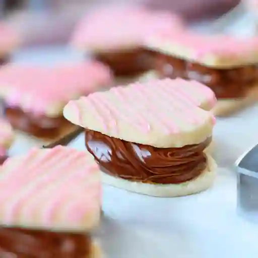 Galletas Corazón Manjar