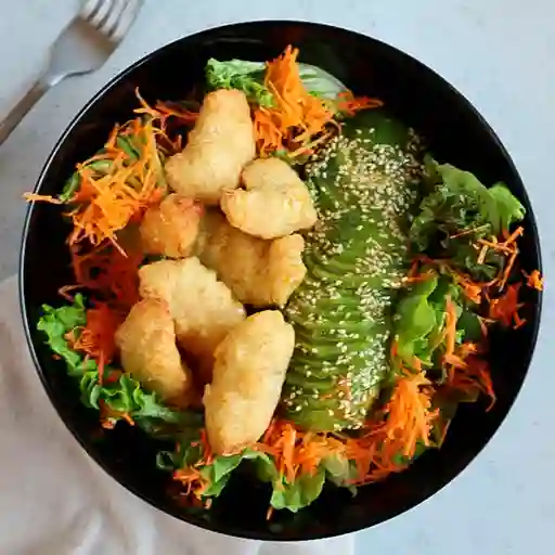 Ensalada Pollo Apanado