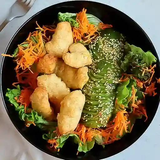 Ensalada Pollo Apanado