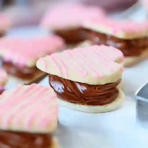 Galletas Corazón Manjar