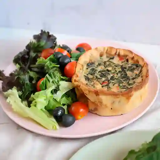 Quiche de Tomate y Albahaca