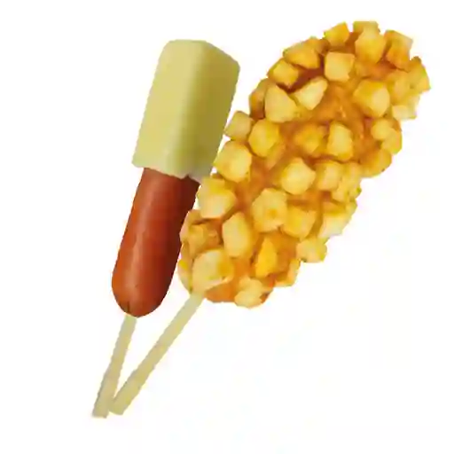 Corn Dog Mixto Papas