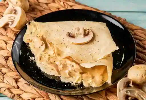 Crepe Pollo Champiñón