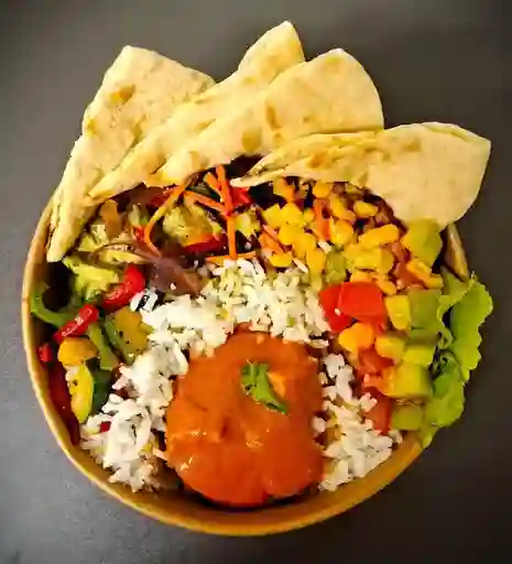 Soya Makhani Bowl (Curry Carne de Soya)