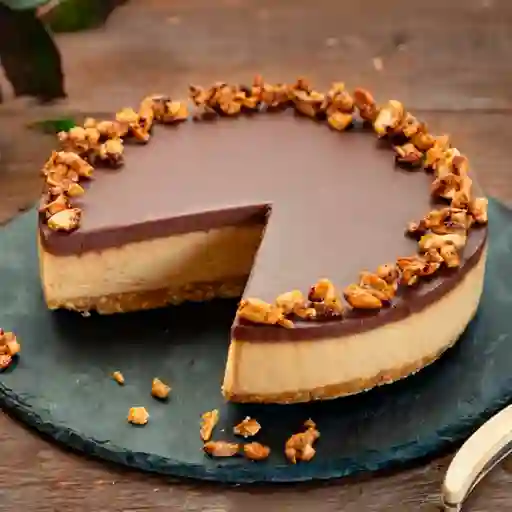 Tarta de Chocolate Maní Vegano