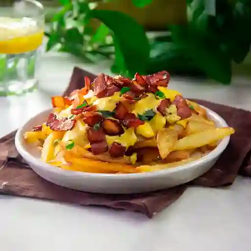 Papas Cheddar y Tocino