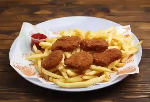 Papas con Nuggets