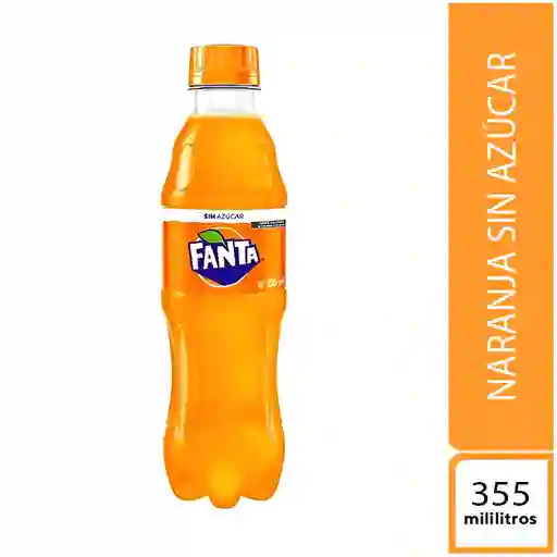 Fanta Naranja Sin Azúcar 355 ml