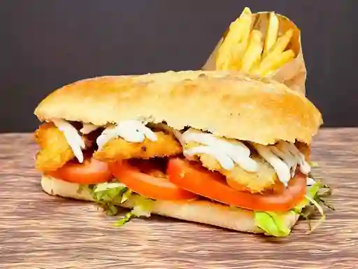 Promo Sándwich Pescado Frito y Papa