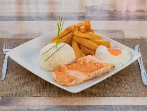 Filete de Salmón a lo Pobre