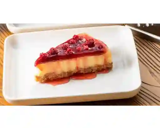 Porción de Cheesecake de Frambuesa