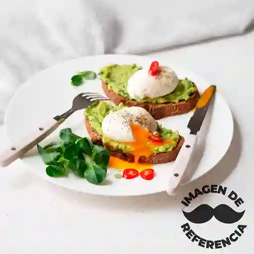 Tostadas de Huevo con Palta