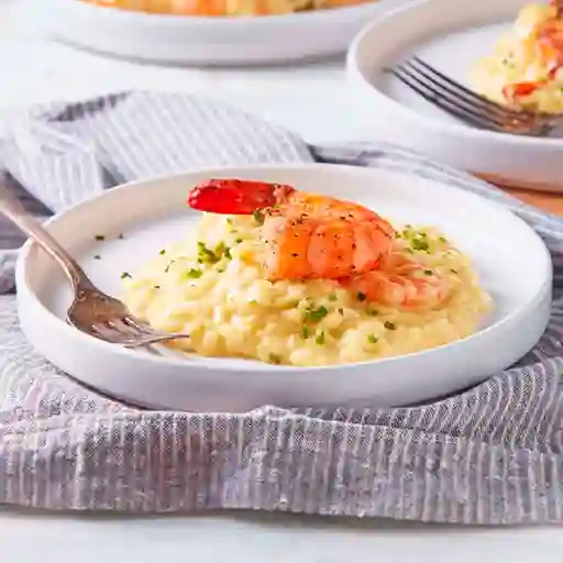 Risotto de Camarones al Azafrán