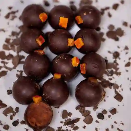 6 Trufas Sabor Naranja Vegana