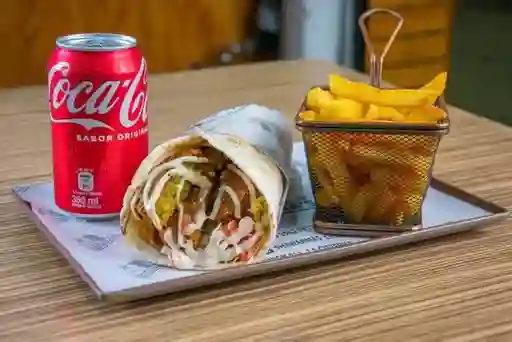 Promo Shawarma Clásico + Papas + Gaseosa