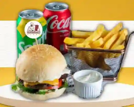 Promo Hamburguesa Clásica + Papas + Gaseosa