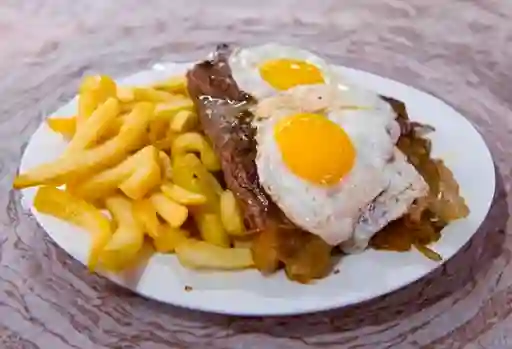 Bistec de Vacuno a lo Pobre