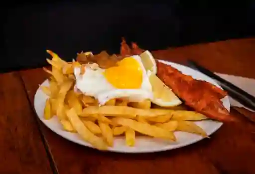 Pescado Frito a lo Pobre