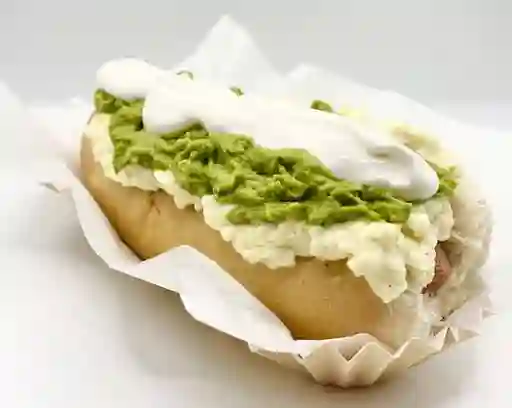 Hot-Dog Queso con Palta y Mayo