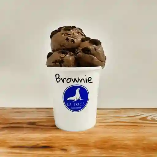 Helado Chocolate con Brownie 1/2 L