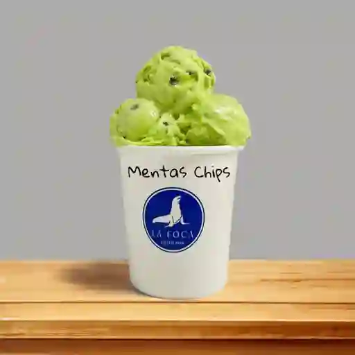 Helado Menta Chip de Chocolate 1/2 L