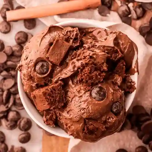 Helado Chocolate con Brownie