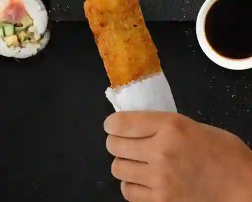 Hand Roll Champiñón Queso y Cebollín