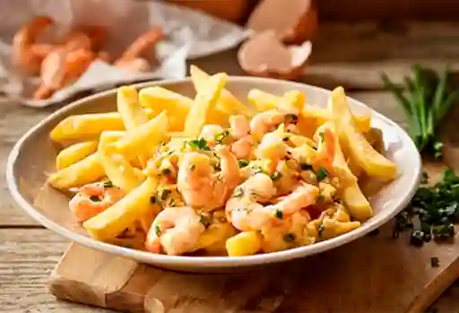 Papas Cheddar Camaron