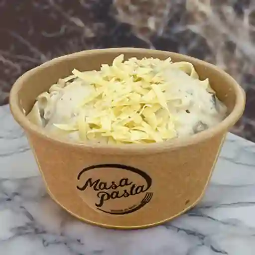 Pasta en Salsa y Champiñones