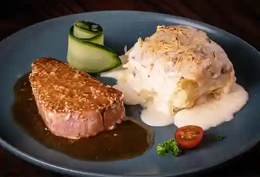 Atun en Costra de Sesamo