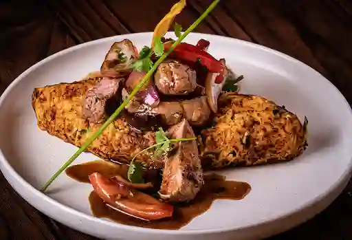 Tacu Tacu con Lomo Saltado