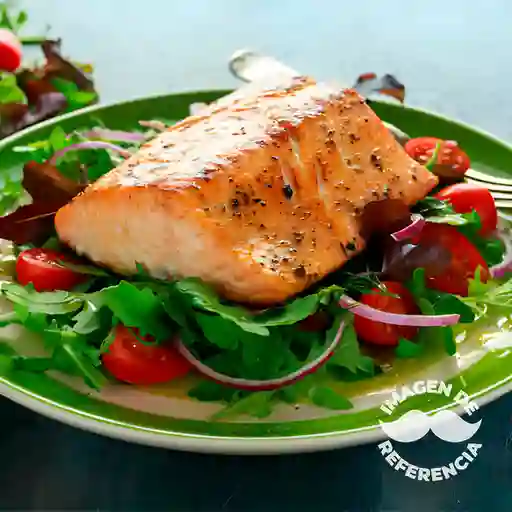 Salmón a Lo Macho