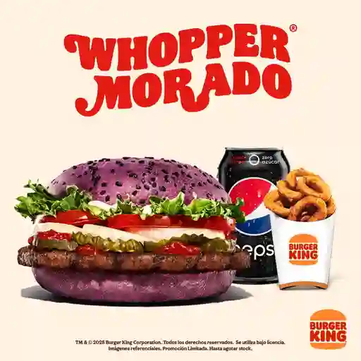 Combo Whopper Morado