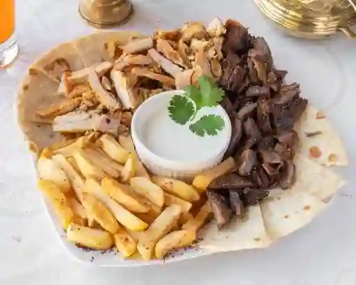 Shawarma al Plato Mixto