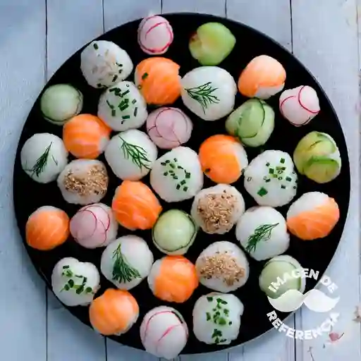 Roll Palmito, Choclo, Ciboulette