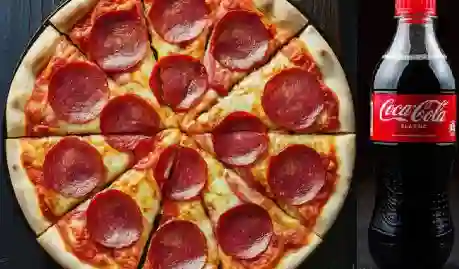 Combo Fiesta: 2 Pizzas Medianas+ 1 Gaseosa 1,5 Lt