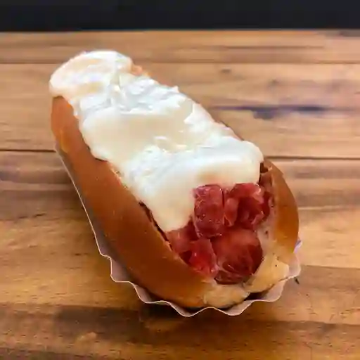 Completo Vegetariano Tomate Mayonesa