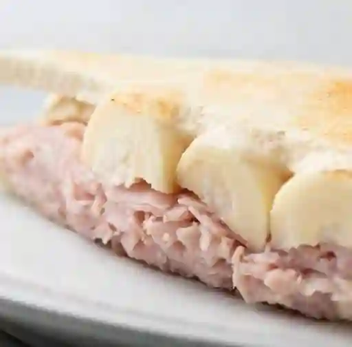 Triángulo jamón palmito